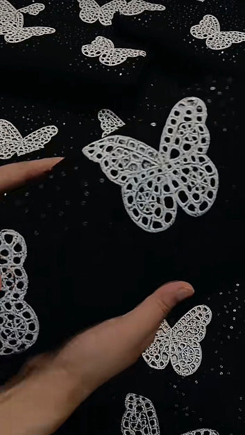 Maria B 2 peice butter fly